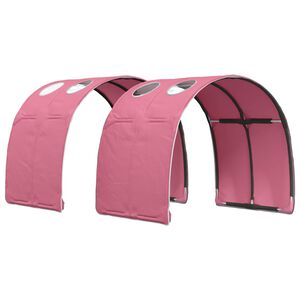 vidaXL Seng Tunnel 2 stk. Lyser&oslash;d Polyester