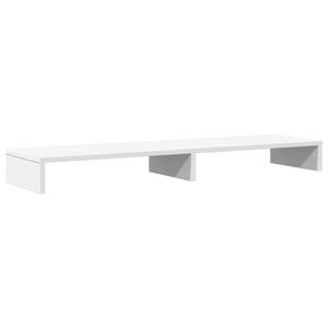 vidaXL sk&aelig;rmholder 100x27x10 cm konstrueret tr&aelig; hvid