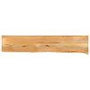 vidaXL bordplade 160x40x3,8 cm naturlig kant massivt mangotr&aelig;