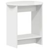 vidaXL Sidebord Hvid h&oslash;jglans 50 x 39,5 x 55 cm Konstrueret tr&aelig;