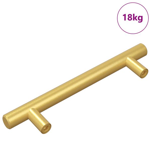 vidaXL Skab H&aring;ndtag 510 pcs Guld 150 mm Rustfrit st&aring;l