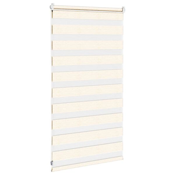 vidaXL zebragardin marmorbeige 80x100 cm stofbredde 75,9 cm polyester