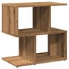 vidaXL sengebord 50x30x51,5 cm konstrueret tr&aelig; kunsteg