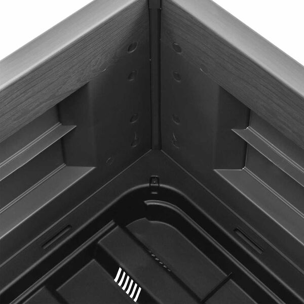 vidaXL h&oslash;jbed 43x43x35 cm PP gr&aring;