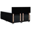 vidaXL kontinentalseng med madras 140x190 cm stof sort