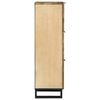 vidaXL Highboard Brun 40 x 33 x 110 cm Massivt mangotræ