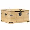 vidaXL opbevaringsboks Corona 78x78x45 cm massivt fyrretr&aelig;