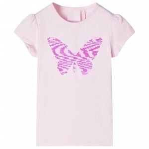 T-shirt til b&oslash;rn str. 128 lyser&oslash;d
