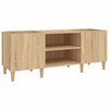 vidaXL pladeskab Sonoma eg 121x38x48 cm konstrueret tr&aelig;