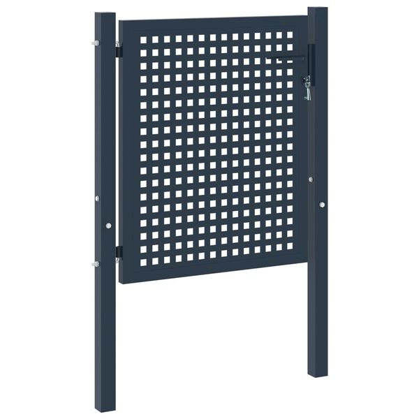 vidaXL hegnsl&aring;ge antracit 102x75 cm st&aring;l