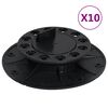 vidaXL justerbare terrassef&oslash;dder 10 stk. 25-40 mm