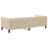 vidaXL daybed 80x200 cm stof cremefarvet