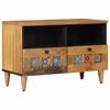 vidaXL TV-skab Naturfarvet 70 x 33 x 46 cm Massivt mangotr&aelig;