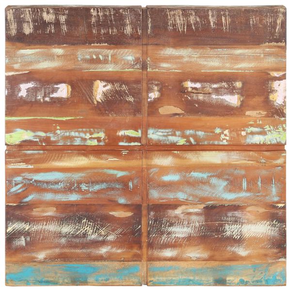 vidaXL sofabord 80x80x28 cm massivt genbrugstræ