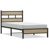 vidaXL sengeramme 90x200 cm uden madras konstrueret tr&aelig; sonoma-eg