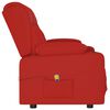 vidaXL 2-personers massagestol med kopholdere kunstlæder vinrød