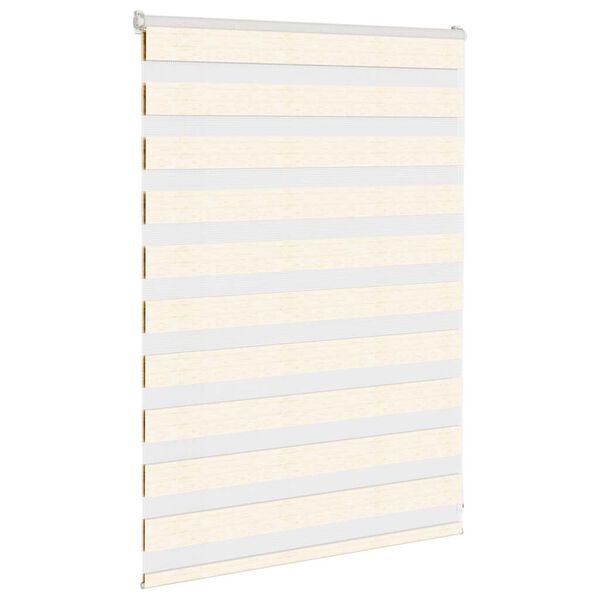 vidaXL zebragardin marmorbeige 110x100 cm stofbredde 105,9cm polyester