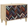 vidaXL TV-skab OMMEN 69 x 33 x 50 cm Sonoma-eg Konstrueret tr&aelig;