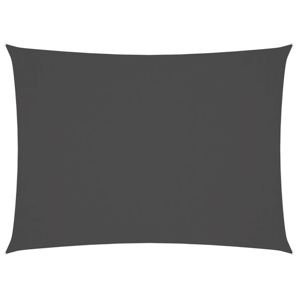 vidaXL solsejl 2x3,5 m oxfordstof rektangul&aelig;r antracitgr&aring;