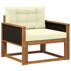 vidaXL Udend&oslash;rs Mellem Sofa Naturfarvet