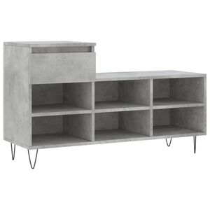 vidaXL skoreol 102x36x60 cm konstrueret tr&aelig; betongr&aring;