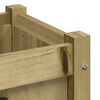 vidaXL plantekasse 60x31x31 cm imprægneret fyrretræ