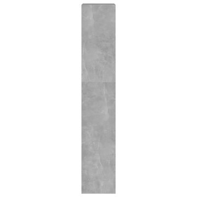 vidaXL bogreol/rumdeler 40x30x166 cm fyrretræ betongrå