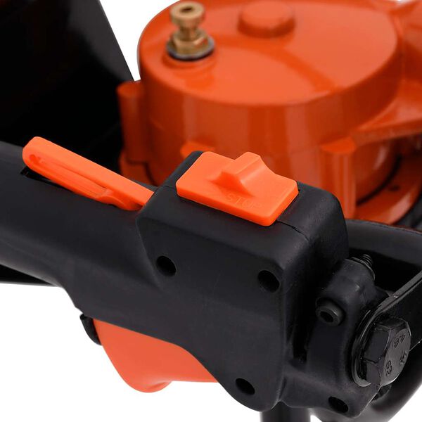 vidaXL jordboremaskine med sneglebors&aelig;t st&aring;l