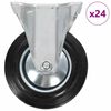 vidaXL faste hjul 24 stk. 160 mm