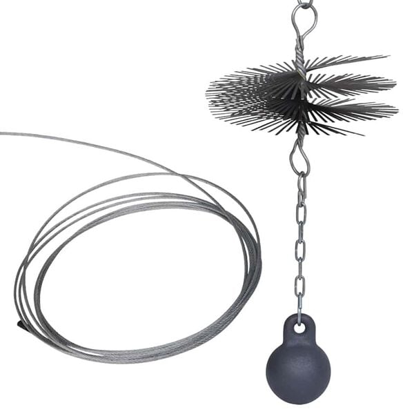 vidaXL rund skorstenskost diameter 20 cm