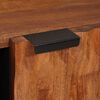 vidaXL TV-skab Acacia Brun Finish 80 x 33 x 46 cm Massivt mangotr&aelig;