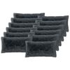 vidaXL Pudebetr&aelig;k 12 pcs HEERLEN Antracit 40 x 80 cm PV Fleece
