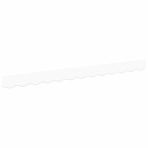 vidaXL Markise kappa erstatning Hvid 230 x 20 cm Polyester