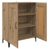 vidaXL Sideboard Artisan Egetr&aelig; 69,5 x 34 x 90 cm Konstrueret tr&aelig;
