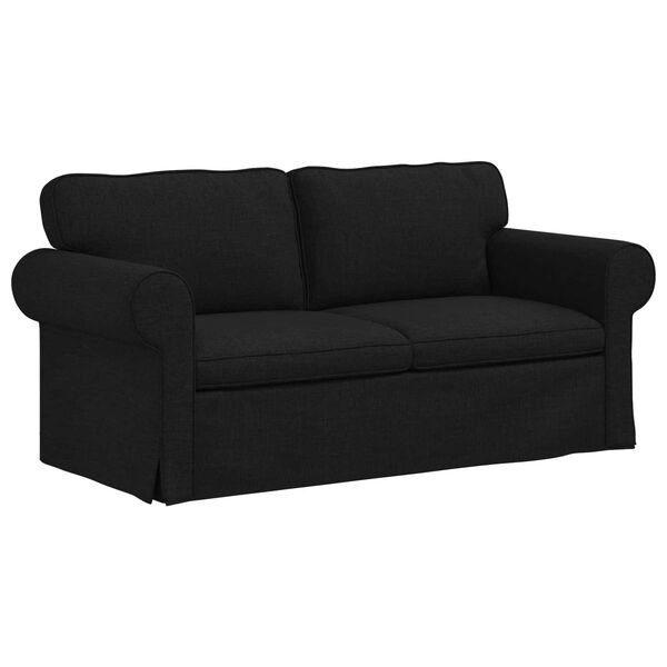 vidaXL Sofa Sort Samlede dimensioner: 175 x 82 x 80 cm (B x D x H)