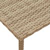vidaXL havesofabord 40x40x37 cm firkantet polyrattan beige