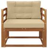 vidaXL Udend&oslash;rs Mellem Sofa Massivt Akacietr&aelig; Naturfarvet