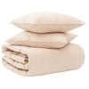 vidaXL Dynebetr&aelig;k S&aelig;t 2 stk. 135 x 220 cm 250 gsm Naturlig Kapok Beige
