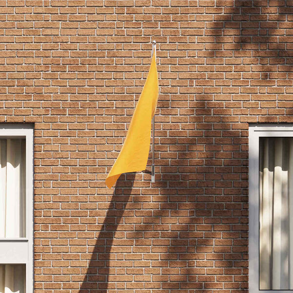 vidaXL Flagstangs holder S&oslash;lv 15 x 3 cm St&aring;l