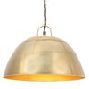 vidaXL industriel vintage h&aelig;ngelampe 25W rund 41 cm E27 messingfarvet