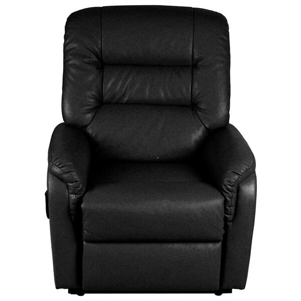 vidaXL l&aelig;nestol kunstl&aelig;der sort