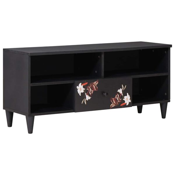 vidaXL Opbevaringsskabe Flerfarvet 100 x 33,5 x 46 cm Massivt mangotræ