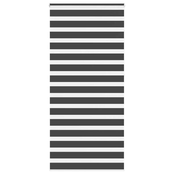 vidaXL zebragardin sort 110x230 cm stofbredde 105,9 cm polyester