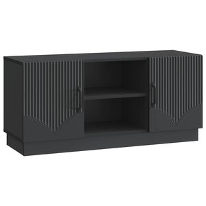 vidaXL TV-skab Sort 102 x 34,5 x 47 cm Konstrueret tr&aelig;
