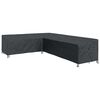 vidaXL M&oslash;belbetr&aelig;k 355 x 275 x 80 cm 600D Oxford Stof L-form Vandt&aelig;t