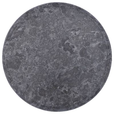 vidaXL bordplade Ø40x2,5 cm marmor grå
