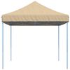 vidaXL Party Tent Beige 292 x 440 x 315 cm Oxford stof