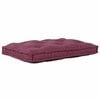 vidaXL Palle Sofa Pude Bordeaux 120 x 80 x 12 cm Stof