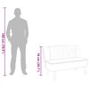 vidaXL stofsofa 117x55,5x77 cm lysegrå