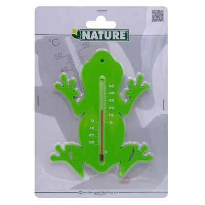 Nature udendørs vægtermometer frøfacon grøn